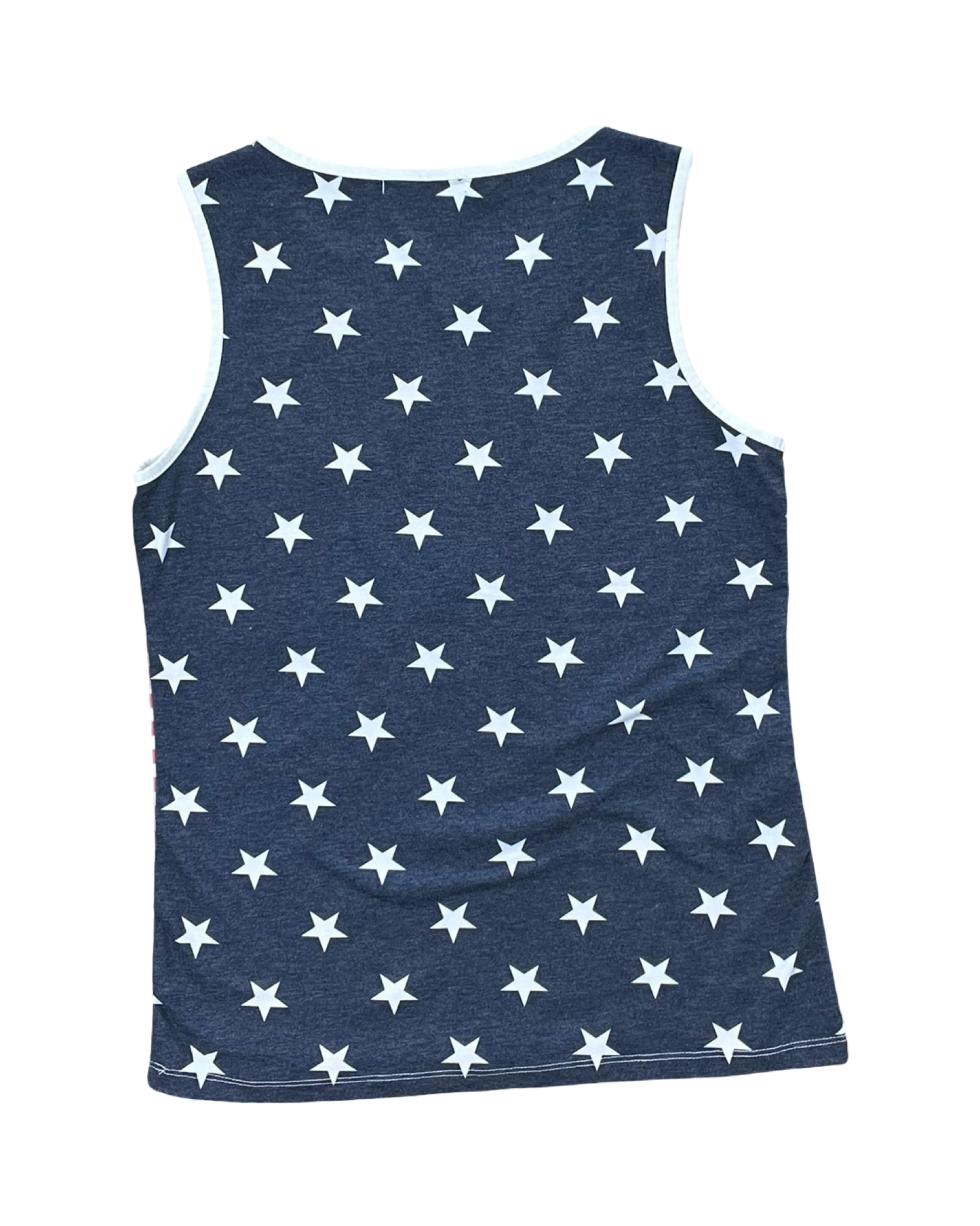 Top Sleeveless By Clothes Mentor In Blue Red & White, Size:S