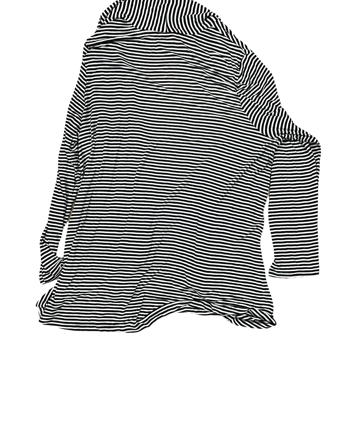 Cardigan By Bobeau In Black & White, Size:3X