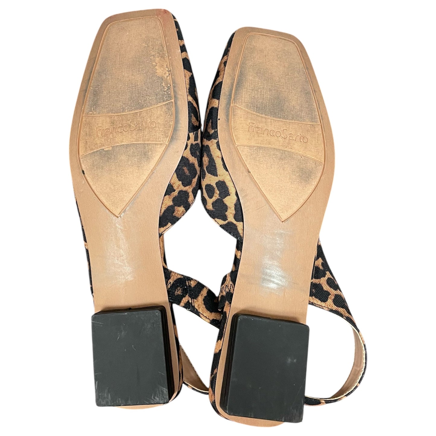 Shoes Flats By Franco Sarto In Animal Print, Size:9.5