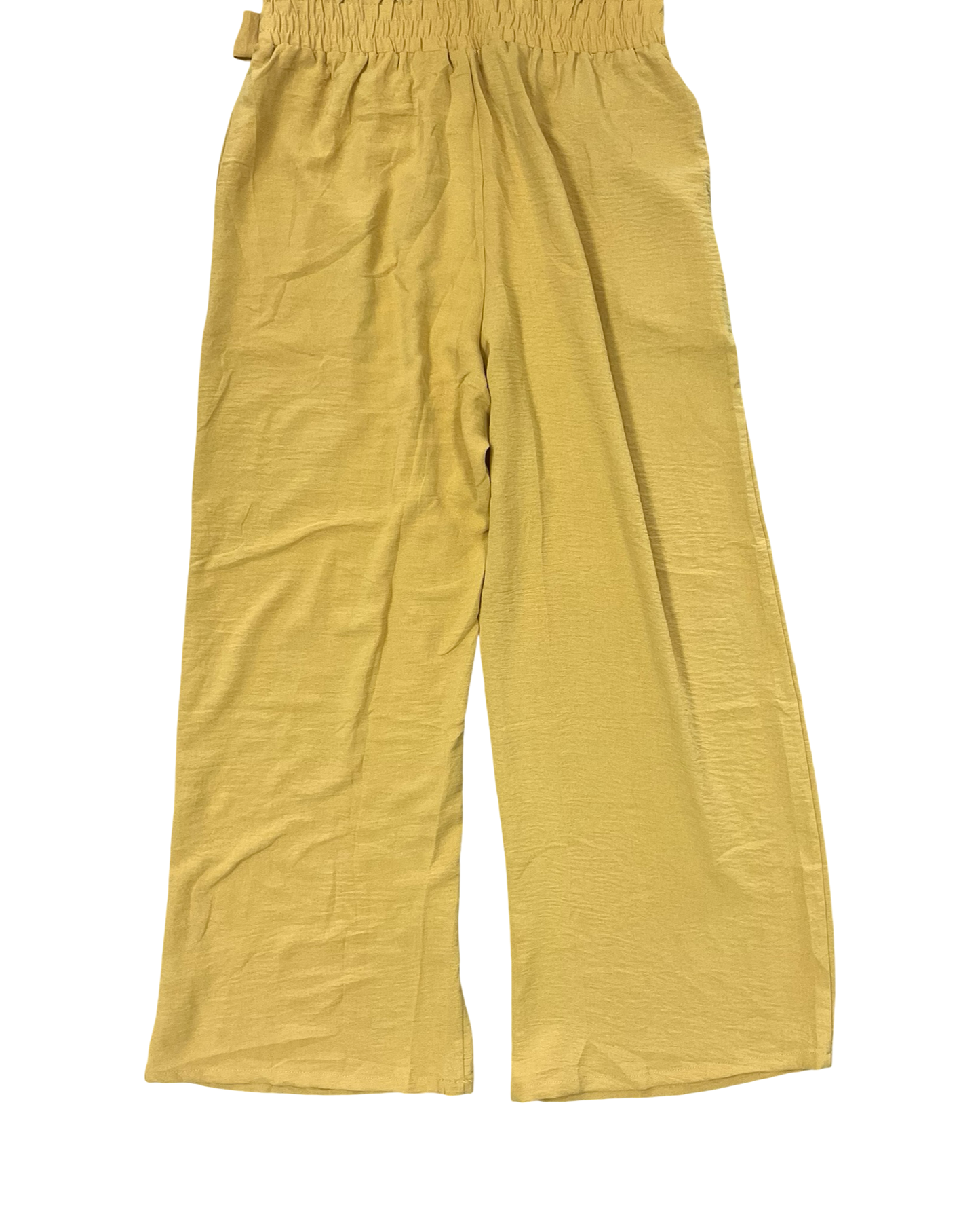 Pants Dress By Clothes Mentor In Yellow, Size:L