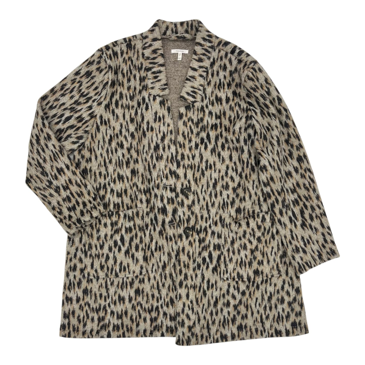 Sweater Cardigan By Maurices In Animal Print, Size:Xxl