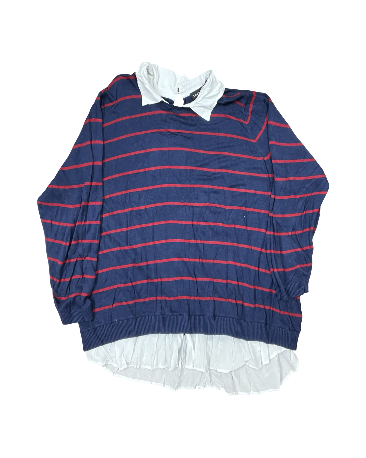 Top Ls By Torrid In Blue & Red, Size:6