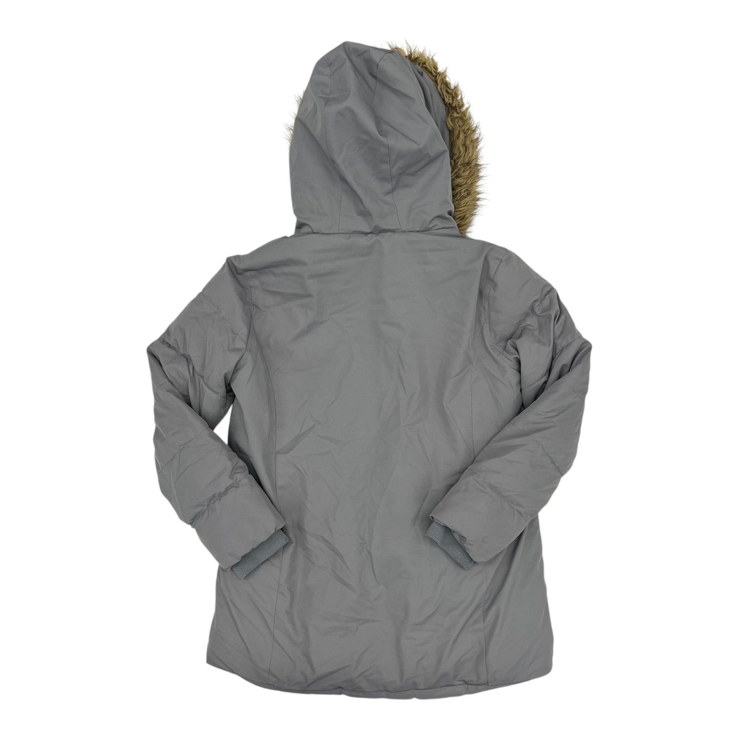 Coat Puffer & Quilted By Time And Tru In Grey, Size:L