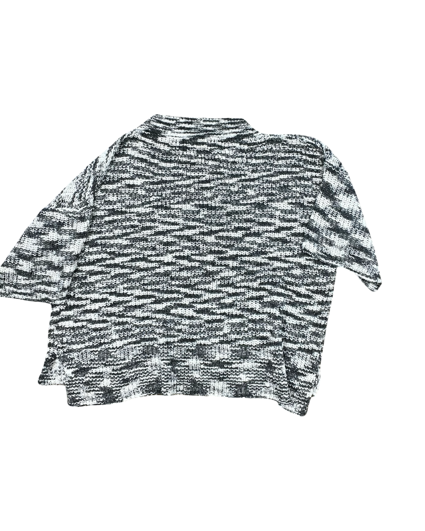 Top 3/4 Sleeve By La Miel In Black & Cream, Size:S