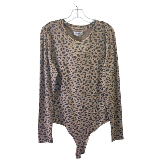 Bodysuit By Abercrombie And Fitch In Animal Print, Size:Xl