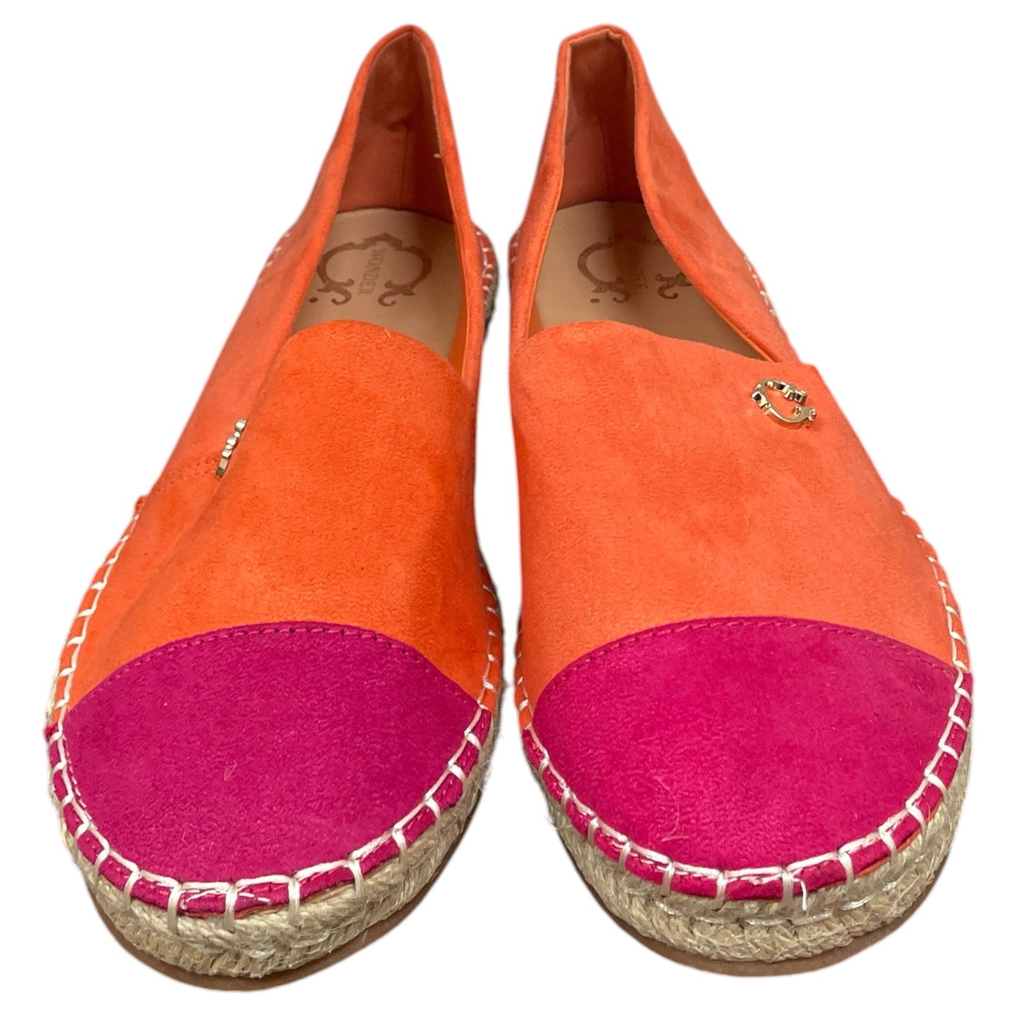 Shoes Flats By C Wonder In Orange & Pink, Size:10