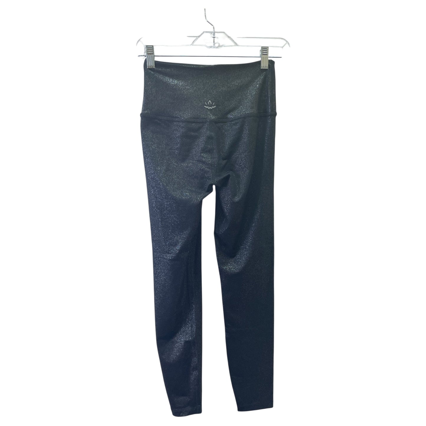 Athletic Leggings By Beyond Yoga In Black & Silver, Size:S