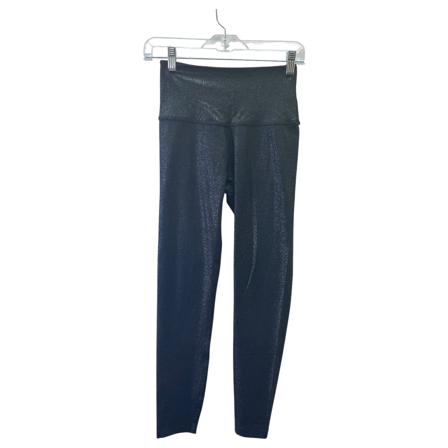 Athletic Leggings By Beyond Yoga In Black & Silver, Size:S