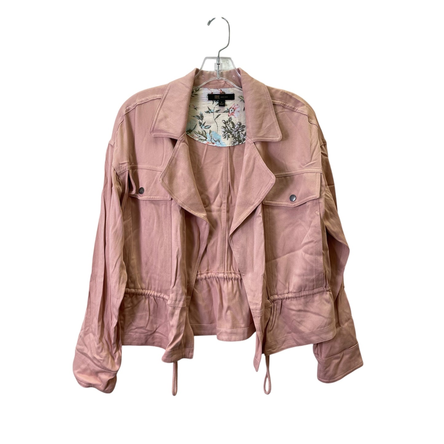 Jacket Designer By Frye In Peach, Size:S