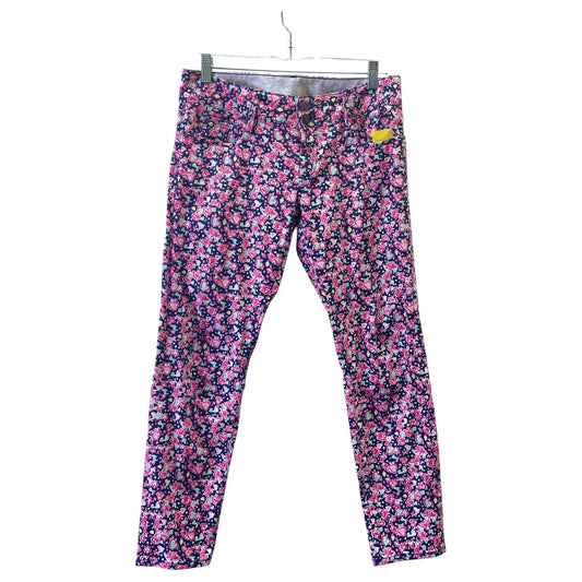 Jeans Designer By Lilly Pulitzer In Blue & Pink, Size:4