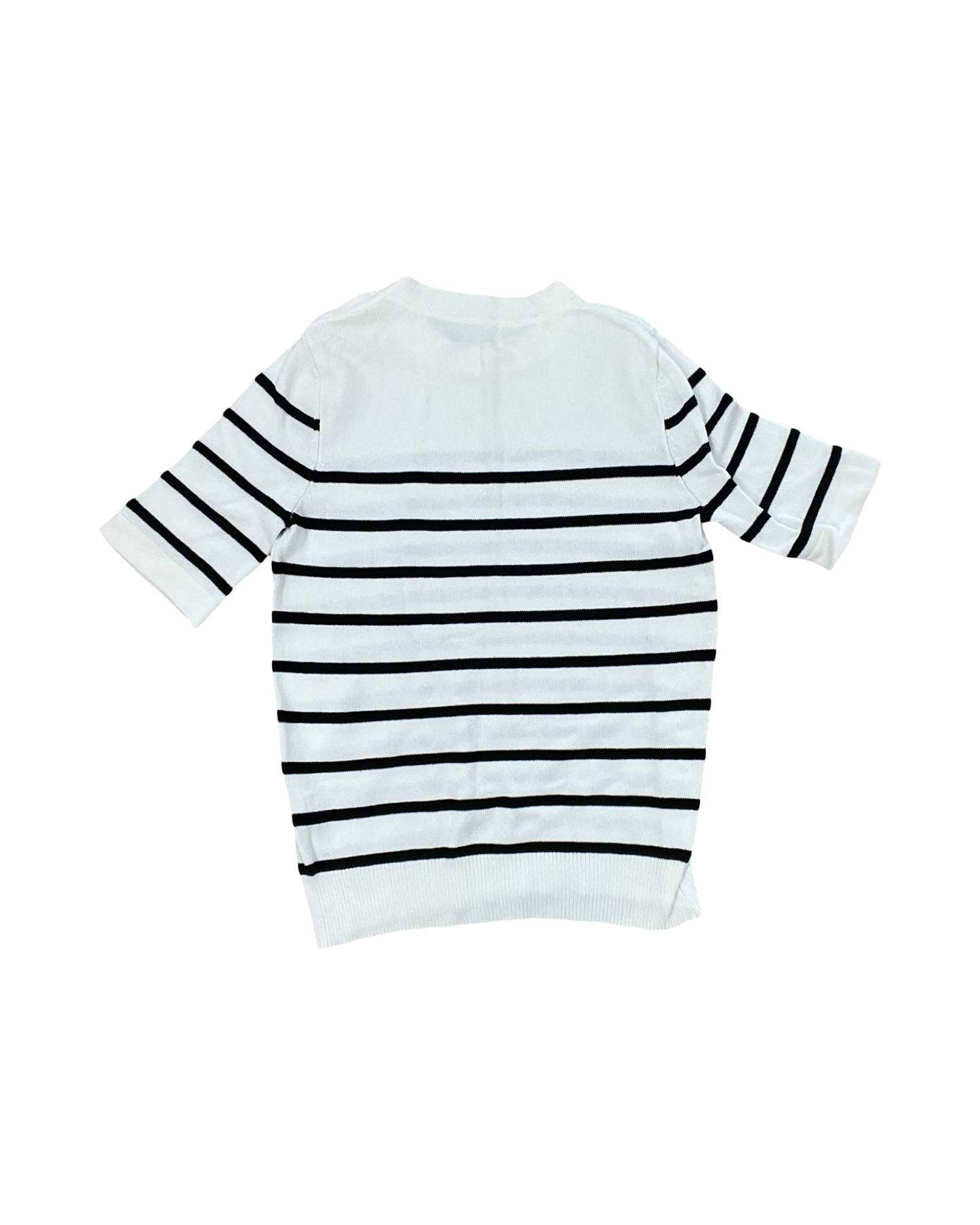 Top Ss By Clothes Mentor In Black & White, Size:S