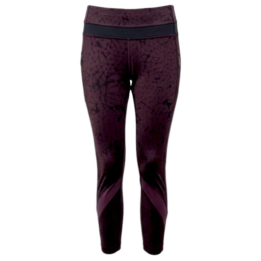Inspire Tights By Lululemon In Star Crushed Black Cherry Black / Black / Black Cherry, Size: 8