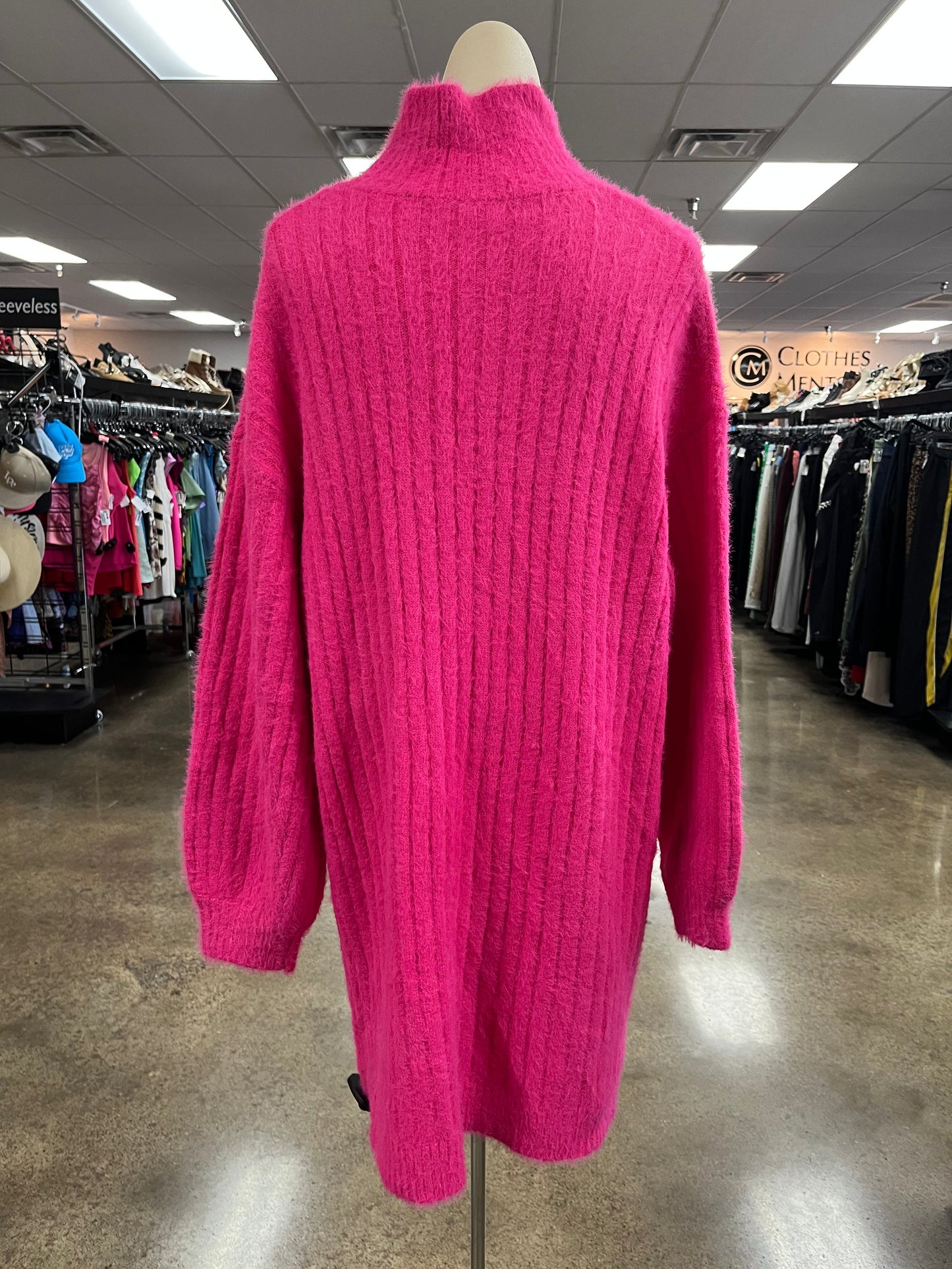 Dress Sweater By Flat White In Pink, Size:Xl