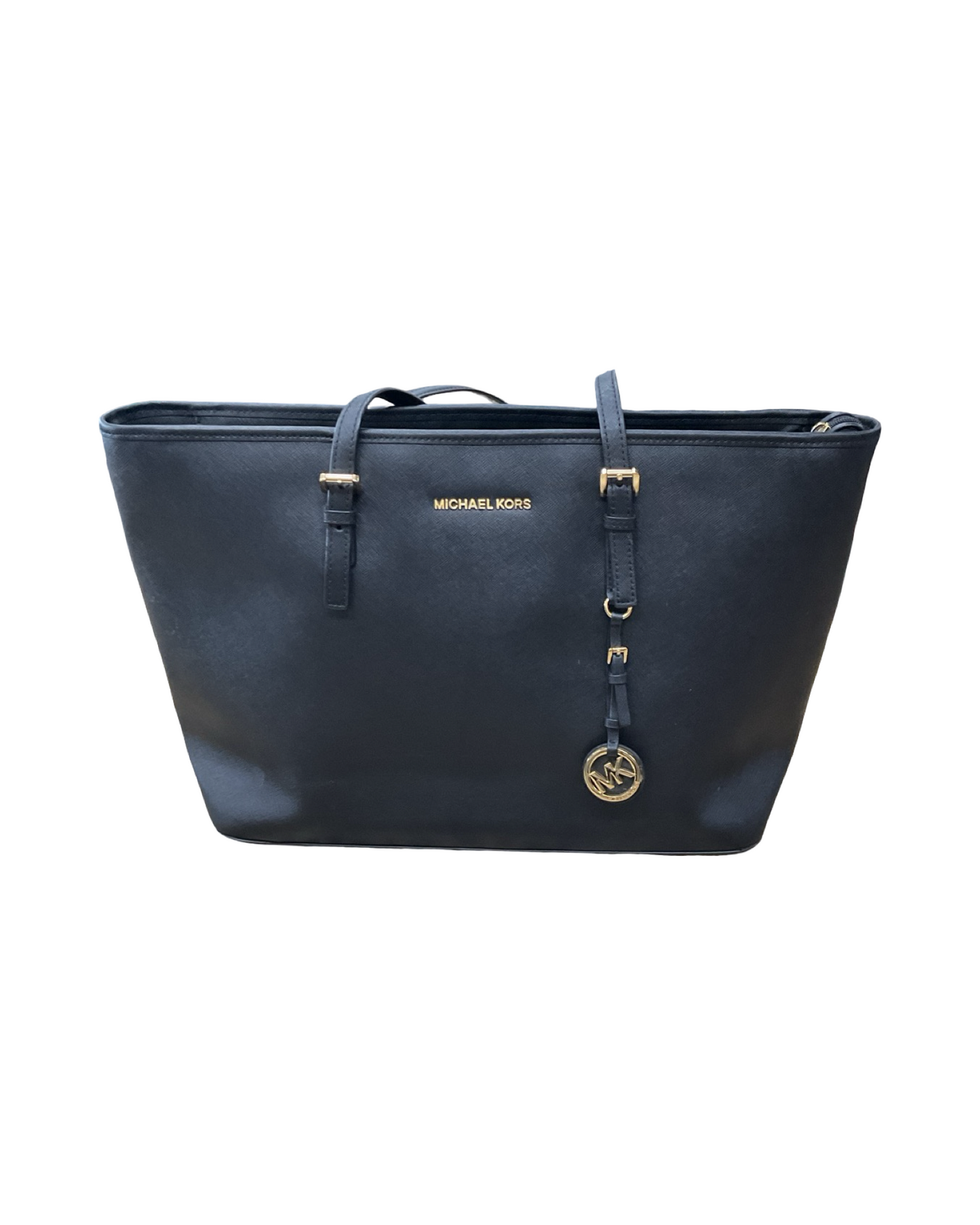 Tote Designer By Michael Kors In Black, Size:Large