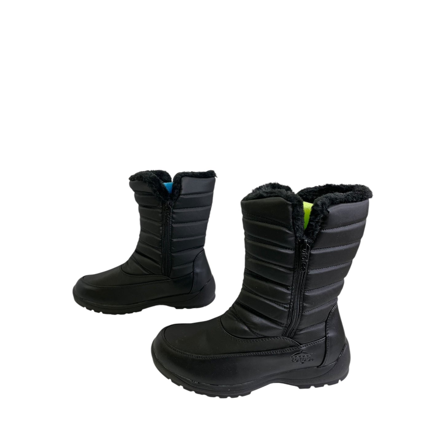 Boots Snow By Totes In Black, Size:8