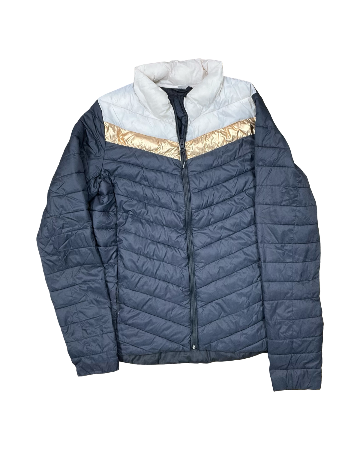 Coat Puffer & Quilted By Old Navy In Grey, Size:L