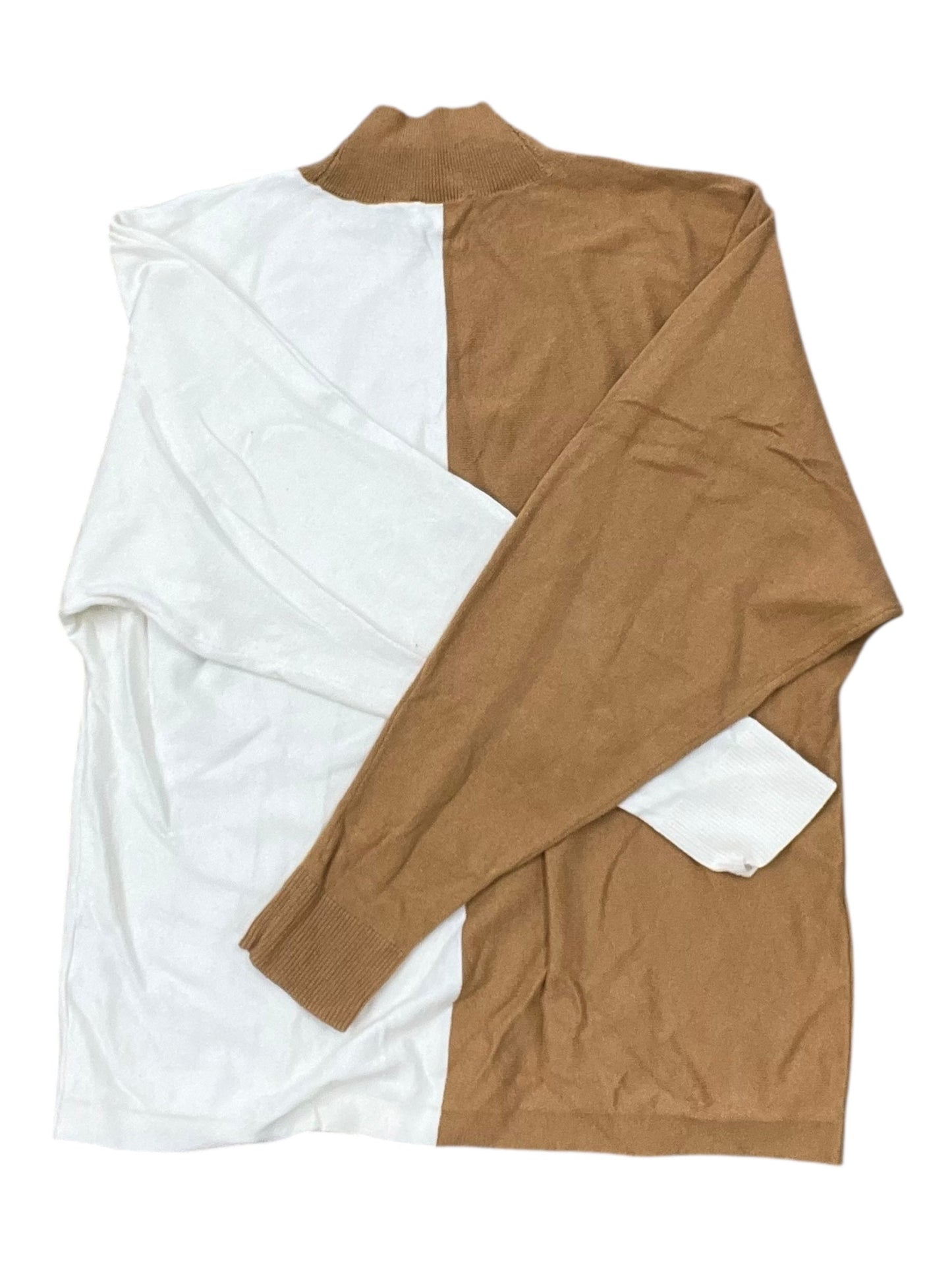 Sweater By Candace Cameron Bure In Brown & White, Size:S