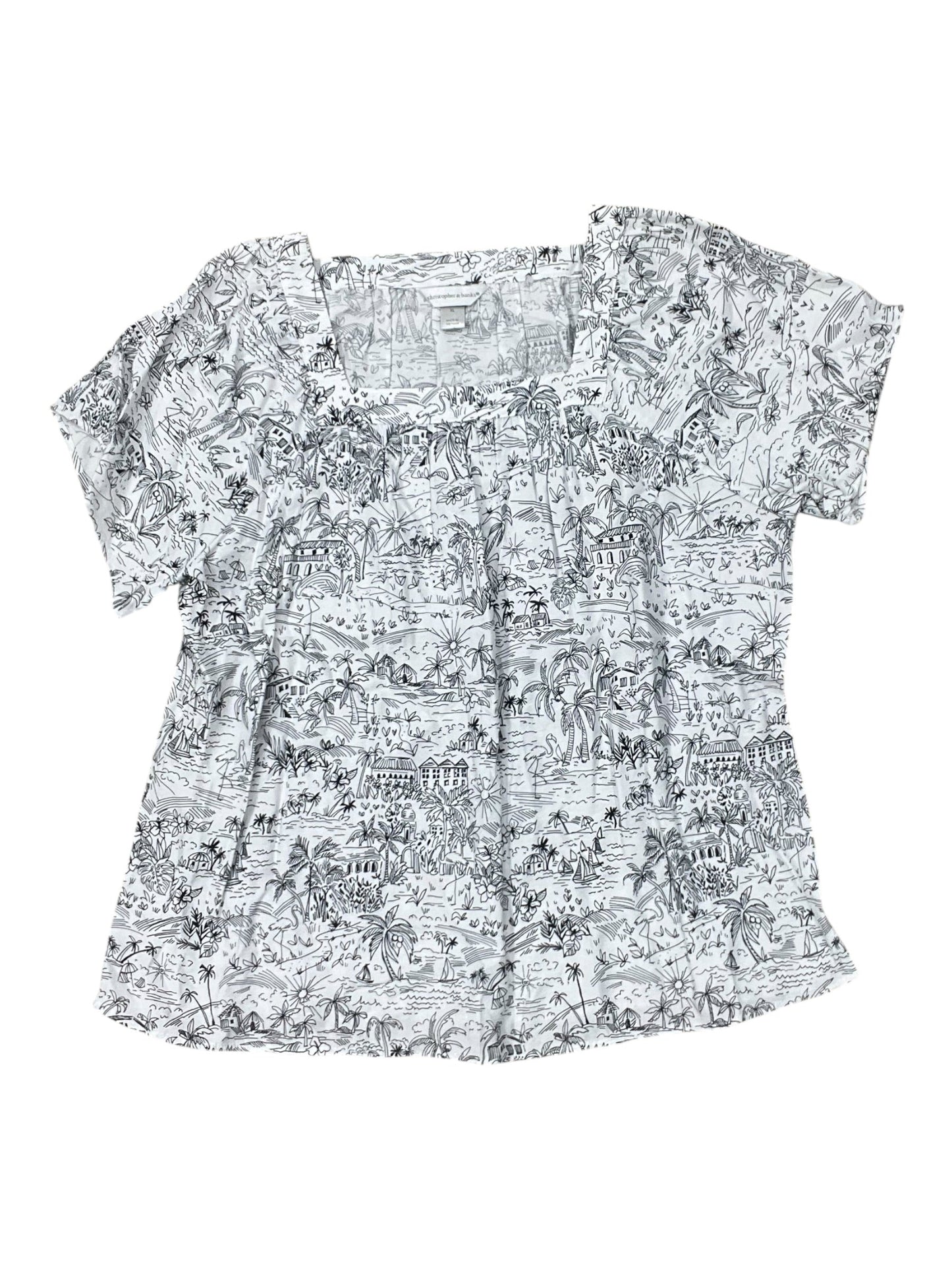 Top Ss By Christopher And Banks In White, Size:Xl