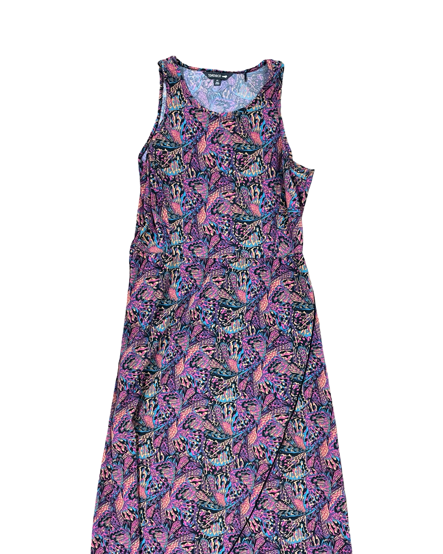 Dress Casual Maxi By Toad & Co In Pink & Tan, Size:M