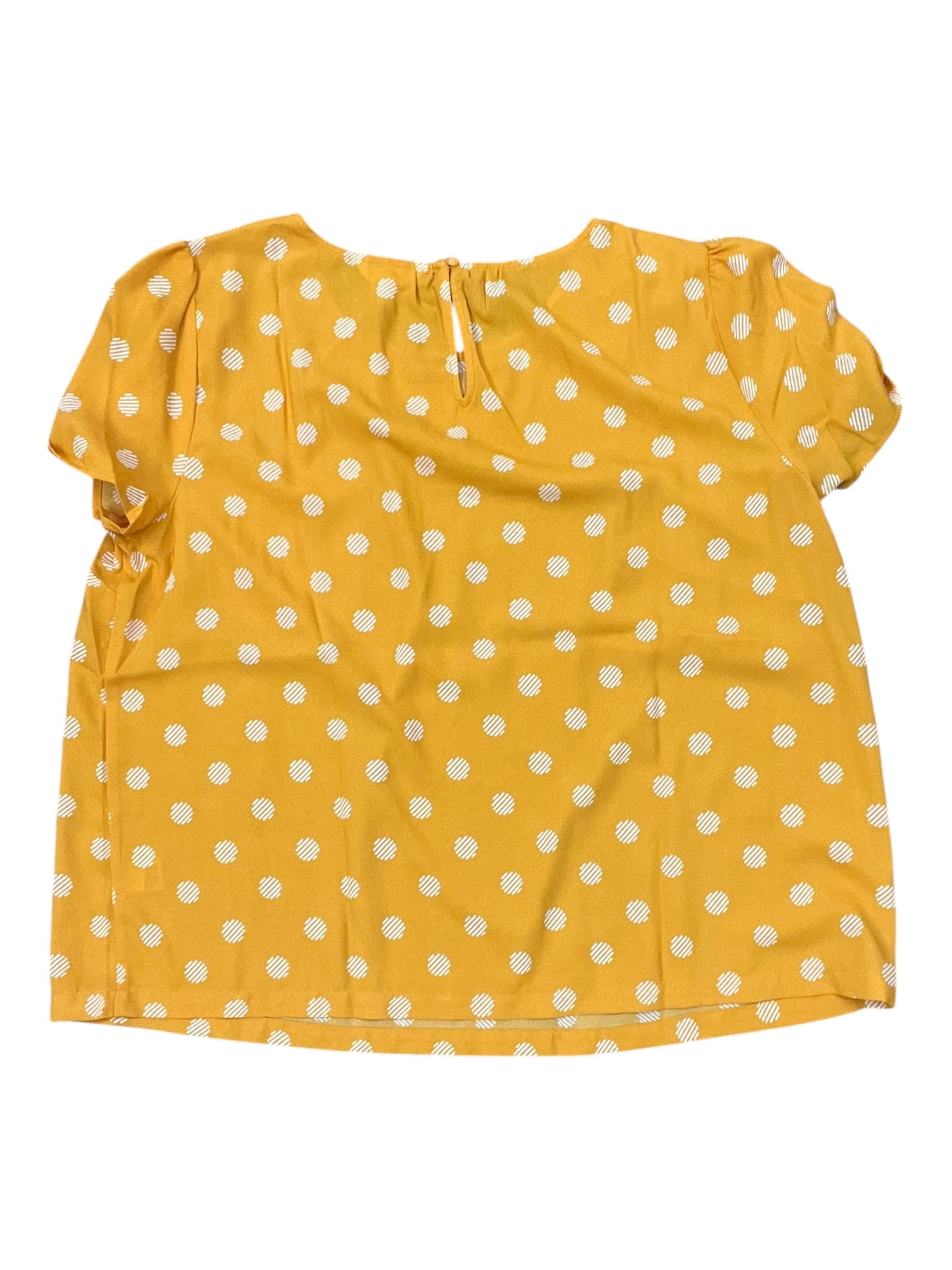 Top Ss By Lc Lauren Conrad In Yellow, Size:1X