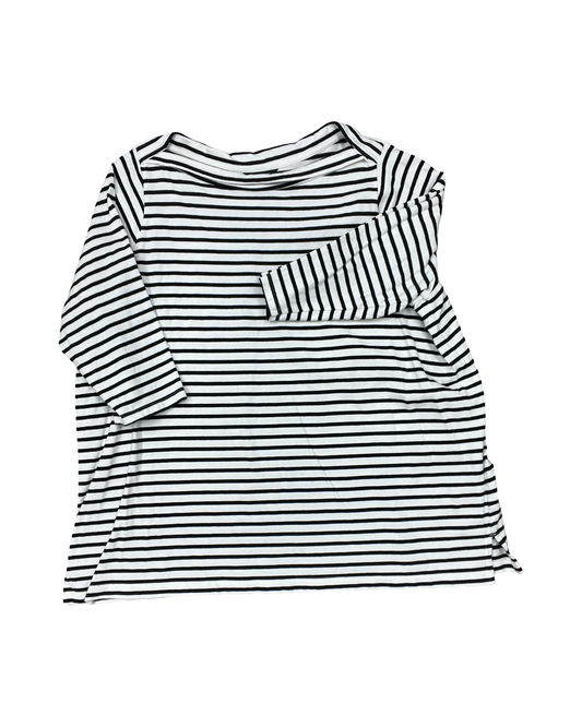 Top Ss By Lands End In Black & White, Size:3X