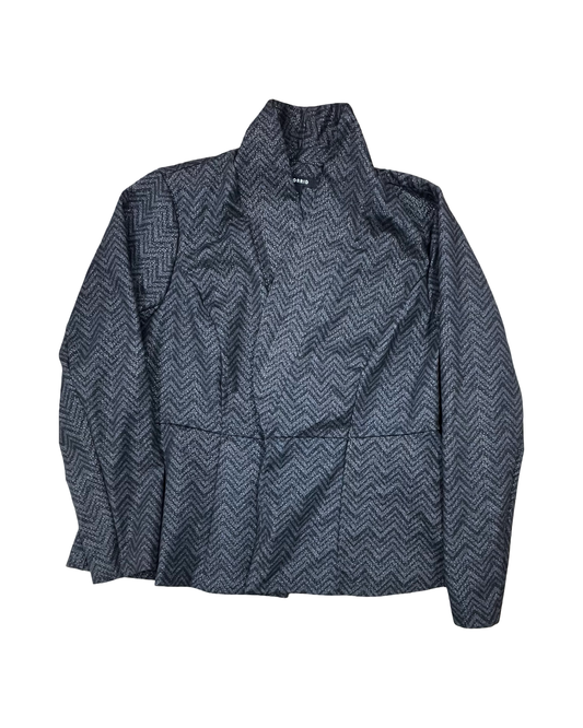 Blazer By Torrid In Black & Grey, Size:2X