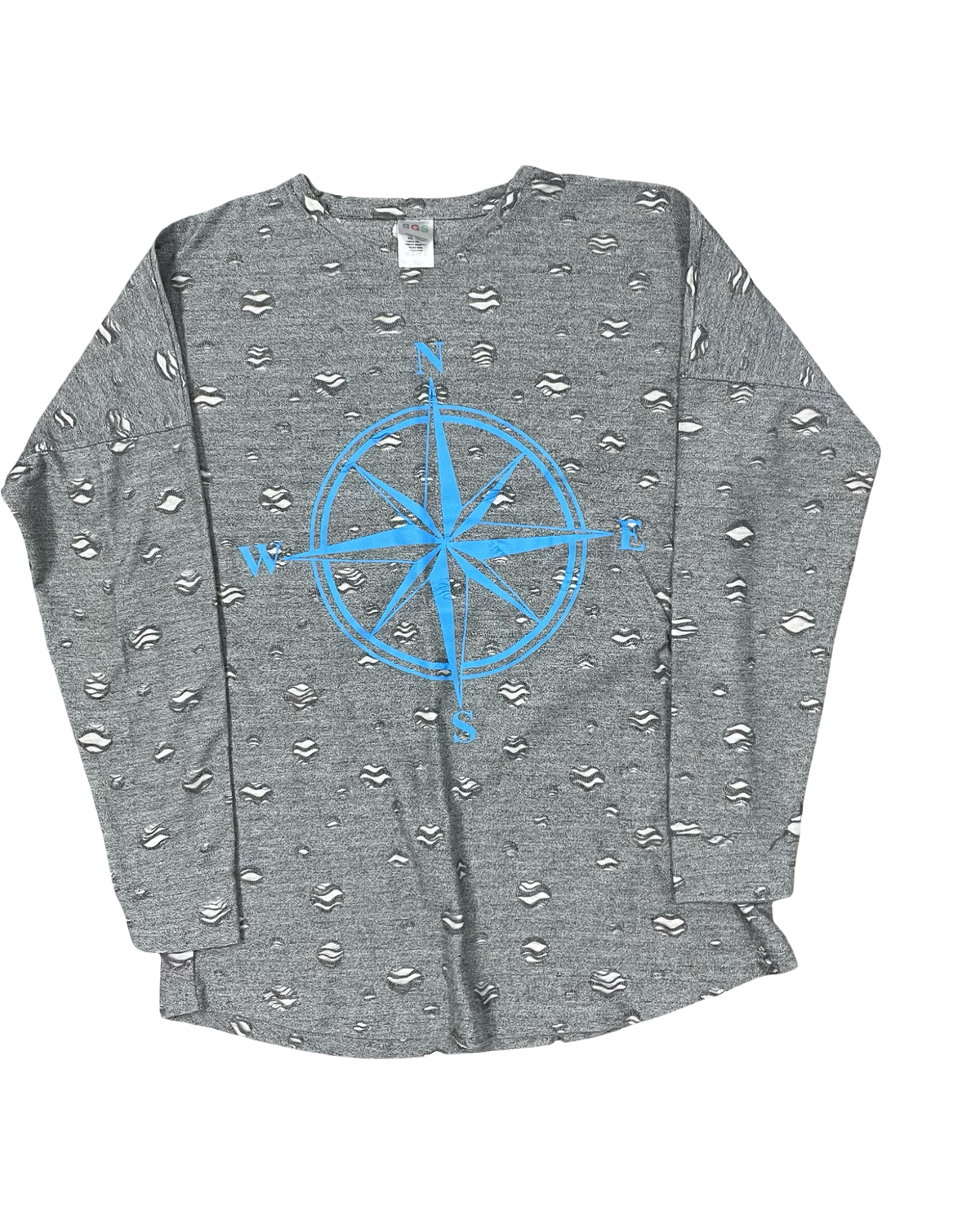 Top Ls By Clothes Mentor In Grey, Size:Xl
