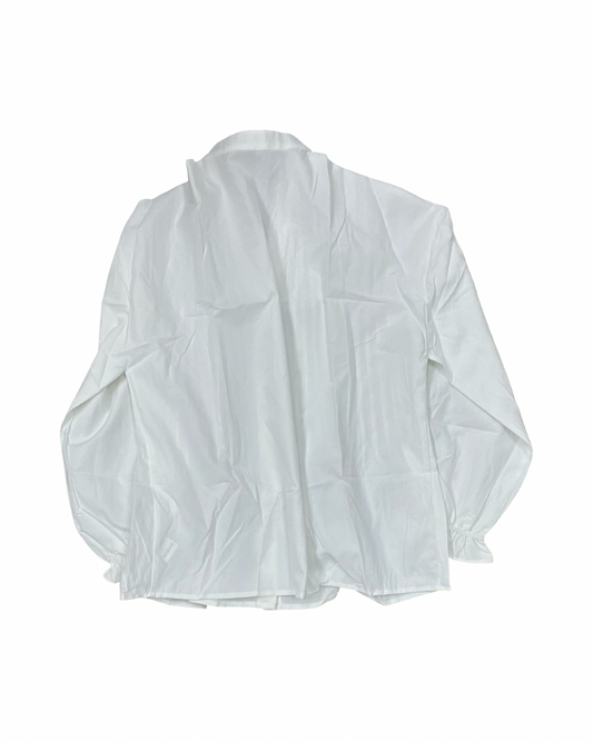 Blouse Ls By Clothes Mentor In White, Size:S