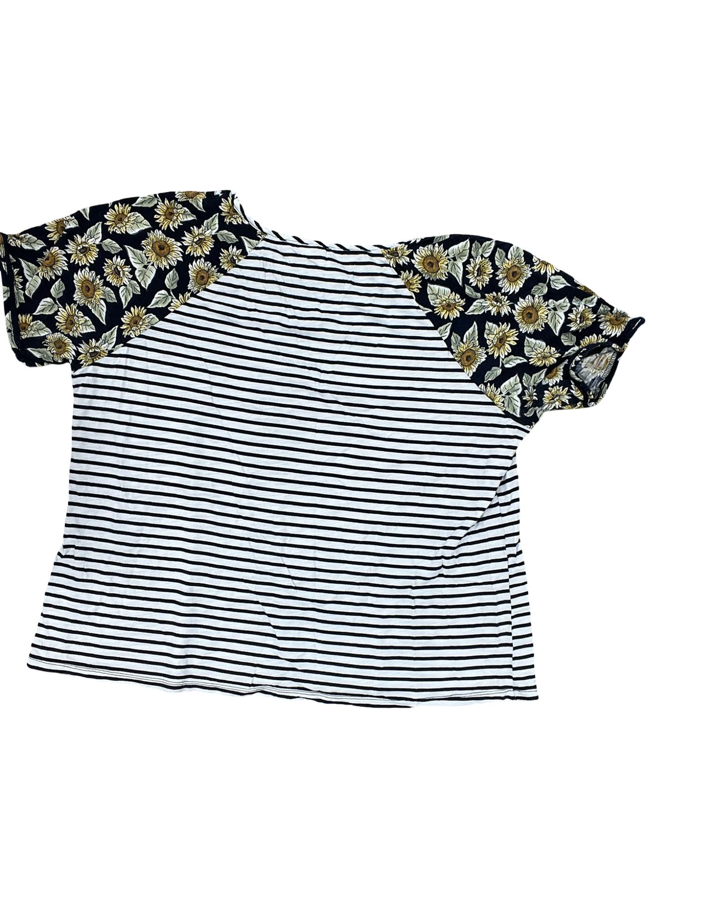 Top Ss By Cato In Blue & White, Size:1X