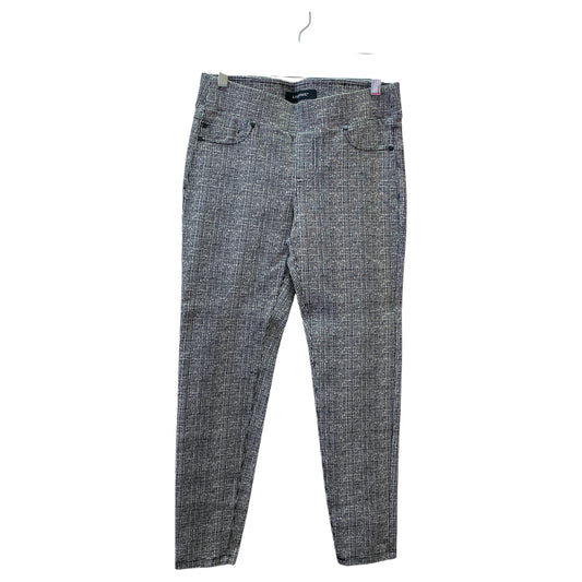 Pants Dress By Liverpool In Grey & White, Size:6