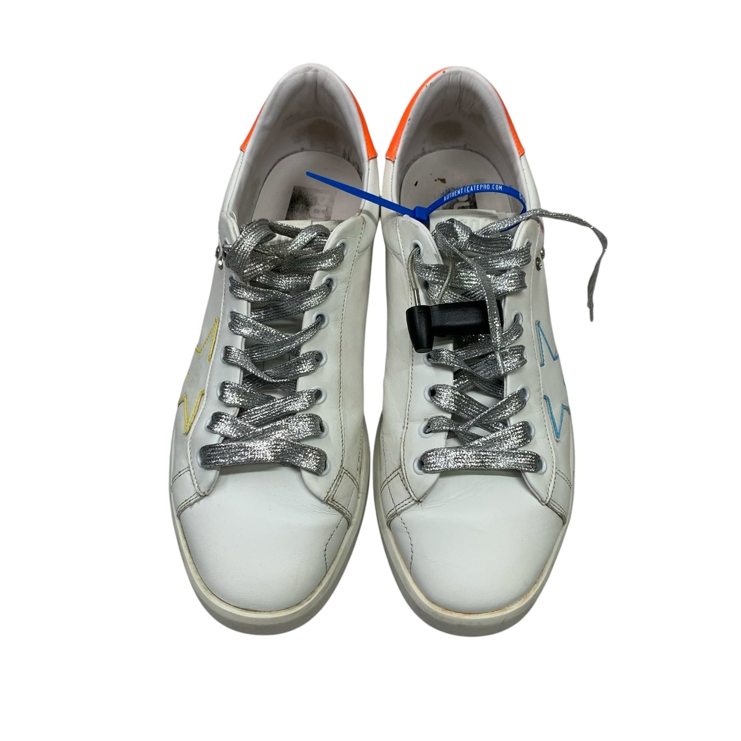 Shoes Luxury Designer By Golden Goose In White, Size: 12