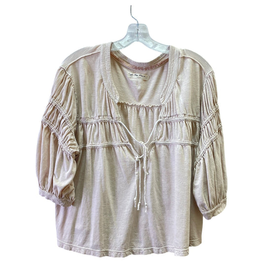 Top Ls By We The Free In Taupe, Size:L