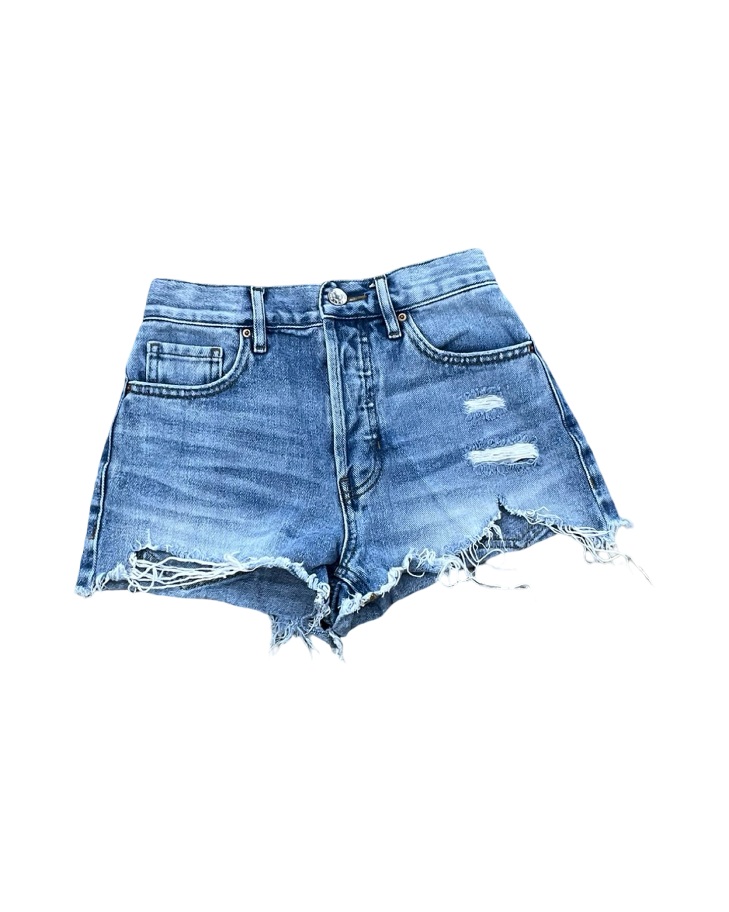 Shorts By Pacsun In Blue Denim, Size:0