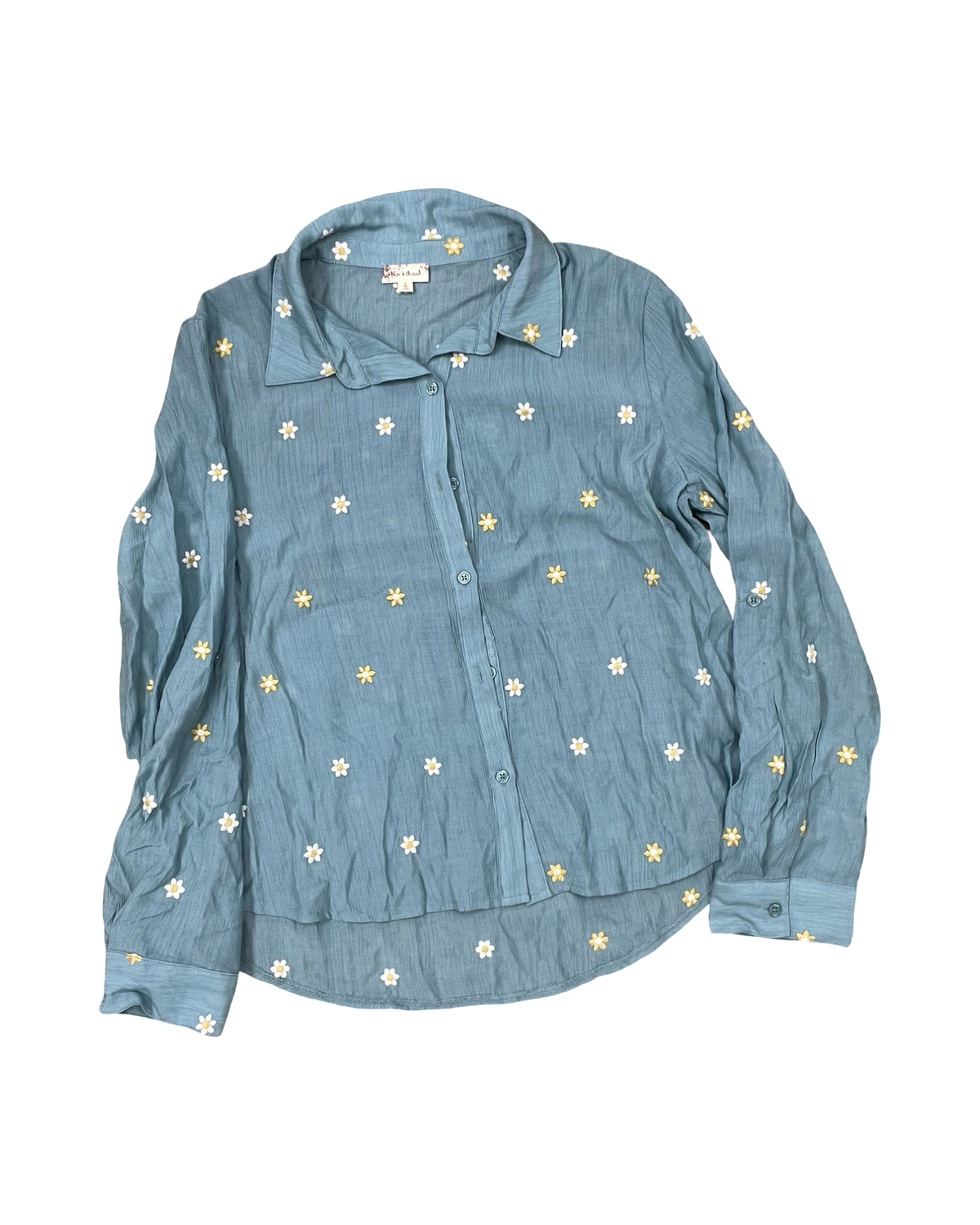 Blouse Ls By Altard State In Blue, Size:L