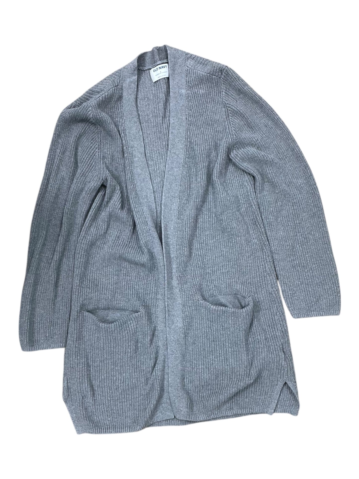 Sweater Cardigan By Old Navy In Grey, Size:S