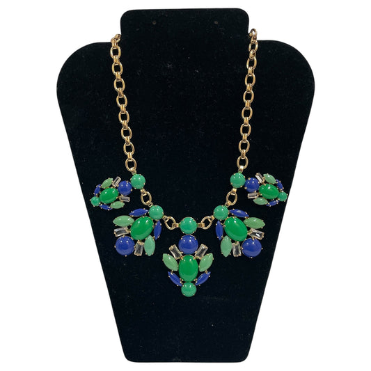 NECKLACE STATEMENT by STELLA AND DOT In GOLD & GREEN