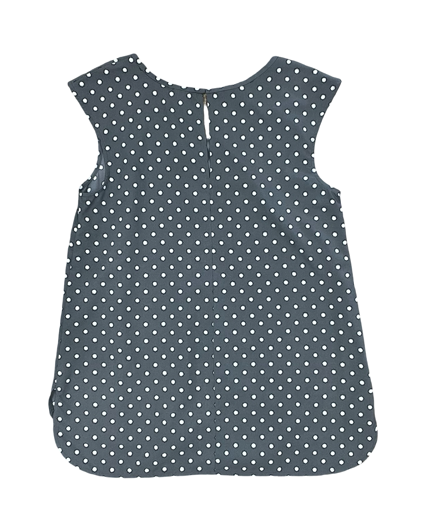 Top Sleeveless By Merona In Grey, Size:M