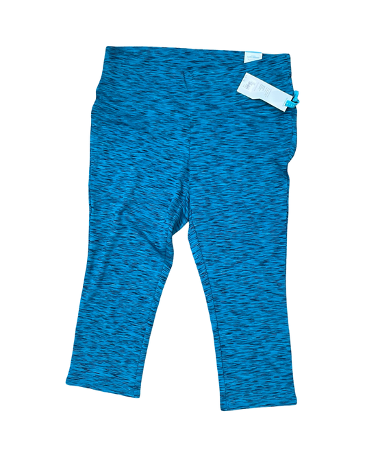 Athletic Leggings Capris By Livi Active In Green, Size:Xl
