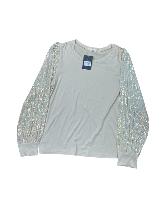 Top Ls By Les Amis In Cream, Size:L