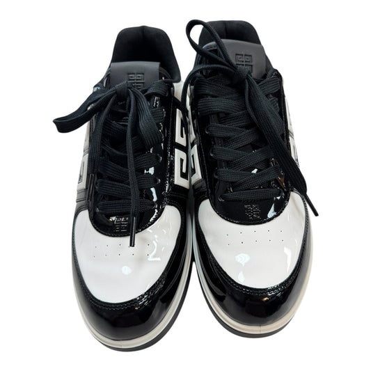 Shoes Luxury Designer By Givenchy In Black & White, Size:8.5