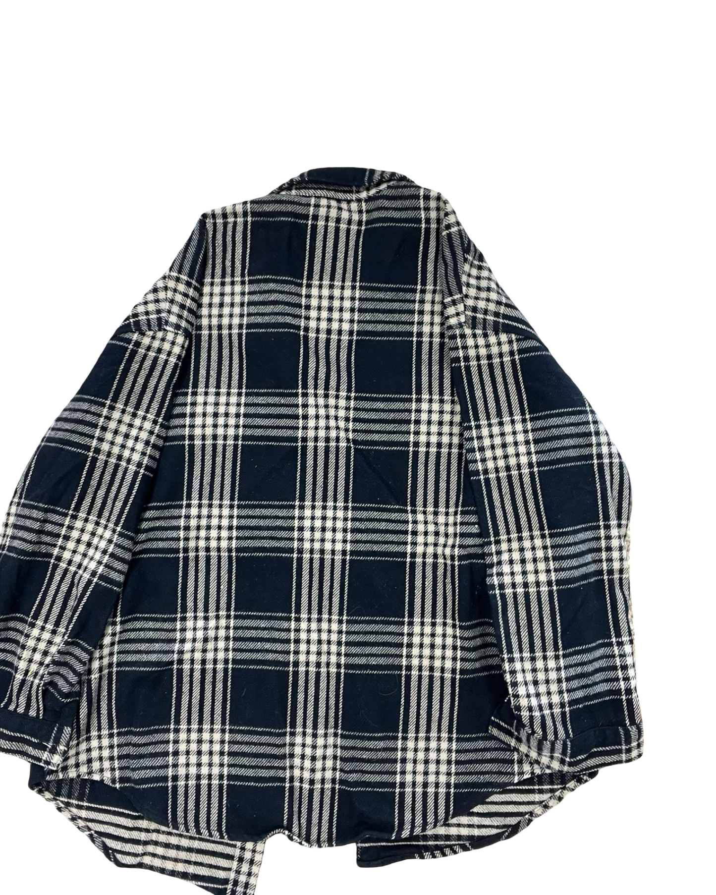 Jacket Shirt By Maurices In Black & Tan, Size:L