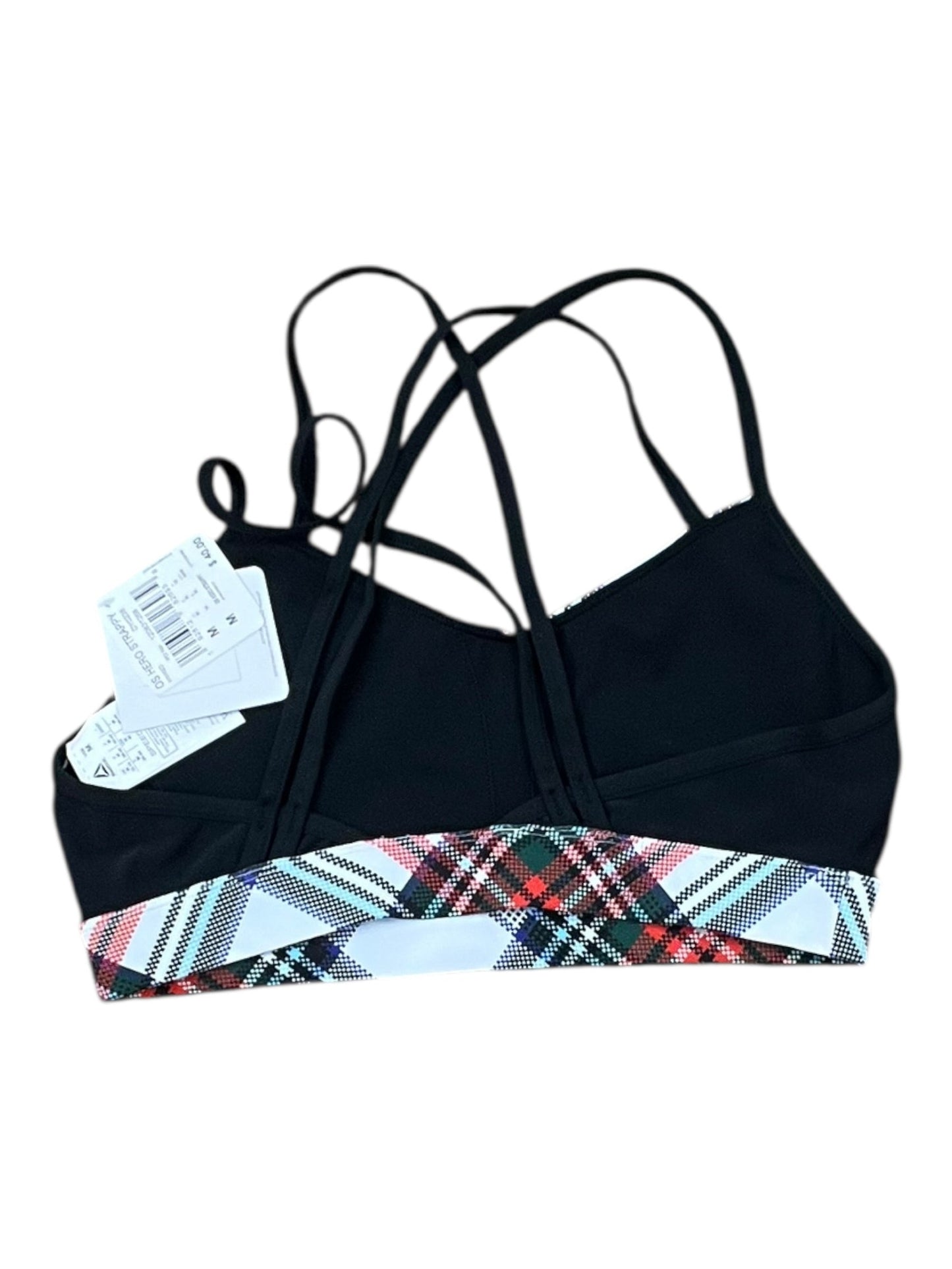 Athletic Bra By Reebok In Red & White, Size:M