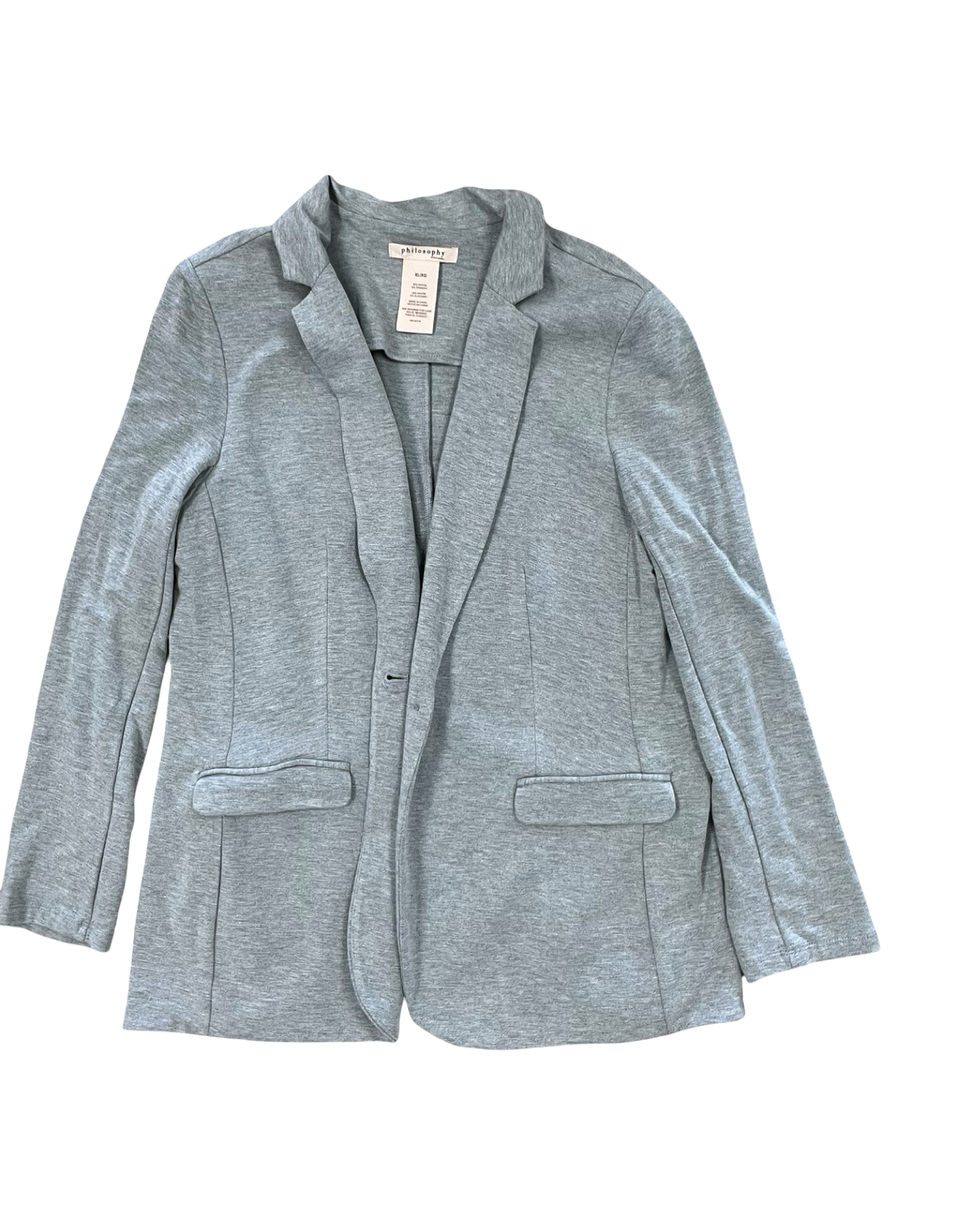 Cardigan By Philosophy In Grey, Size:Xl