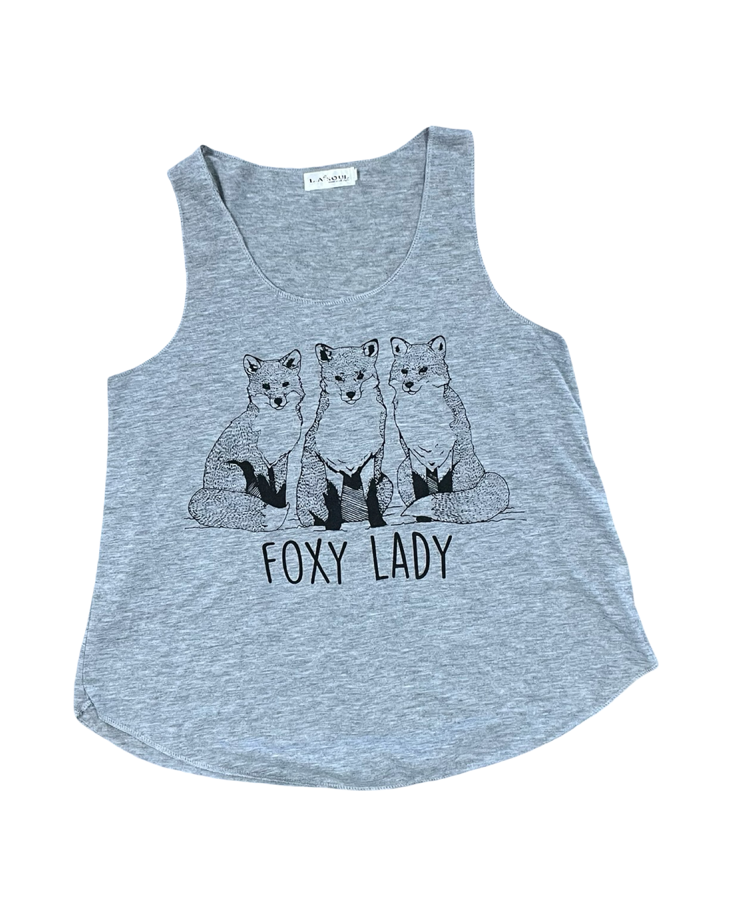 Tank Top By Clothes Mentor In Grey, Size:M