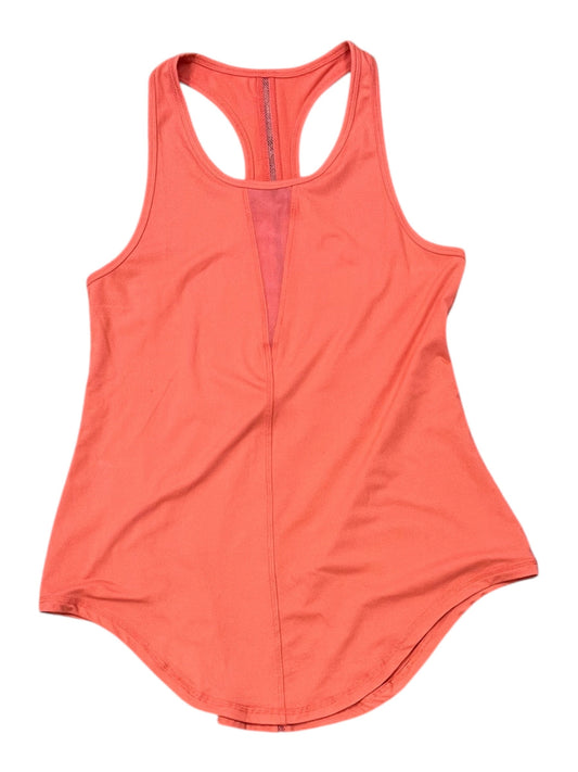 Athletic Tank Top By Zyia In Orange, Size:M