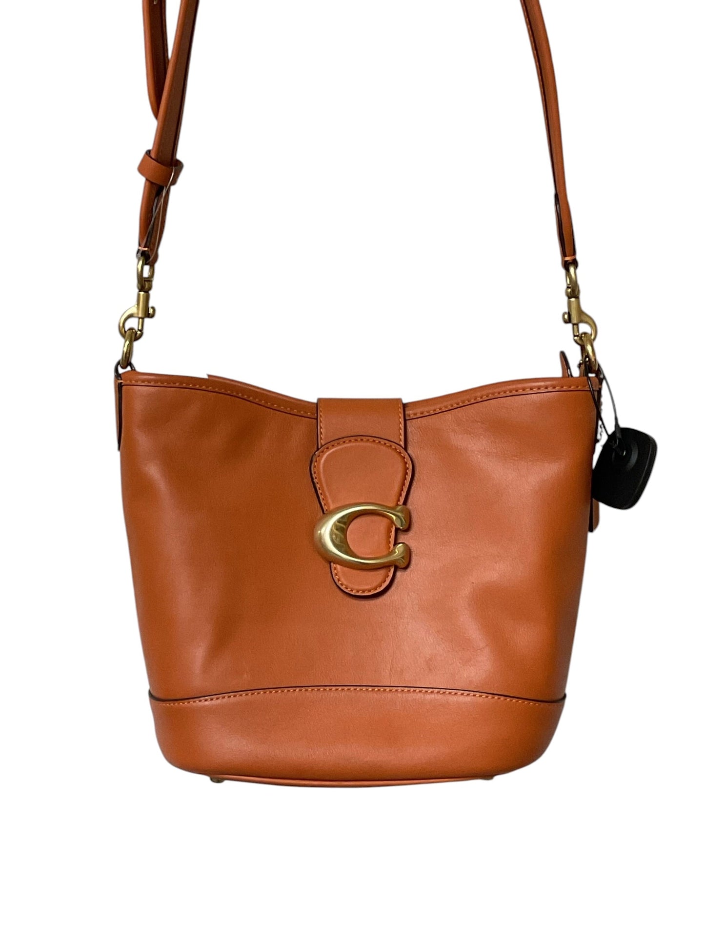 Handbag Designer By Coach In Orange, Size:Medium