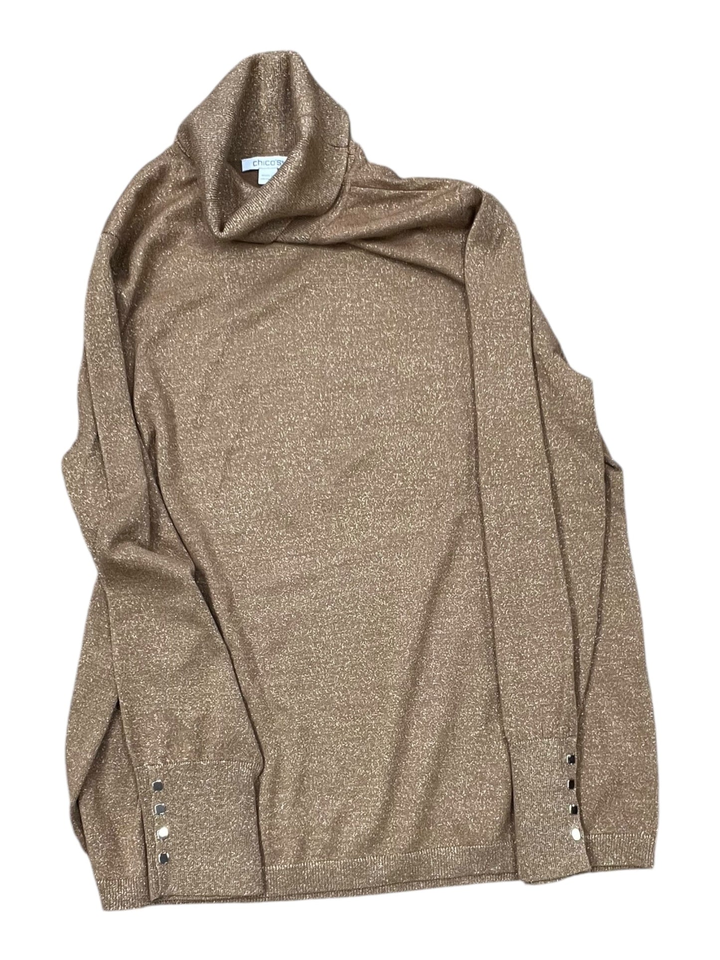 Sweater By Chicos In Gold, Size:L