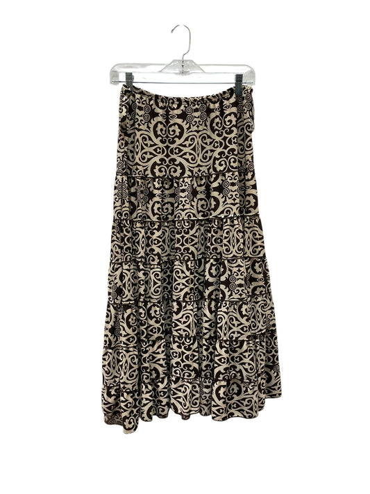 Skirt Maxi By Metro Wear In Brown, Size:S