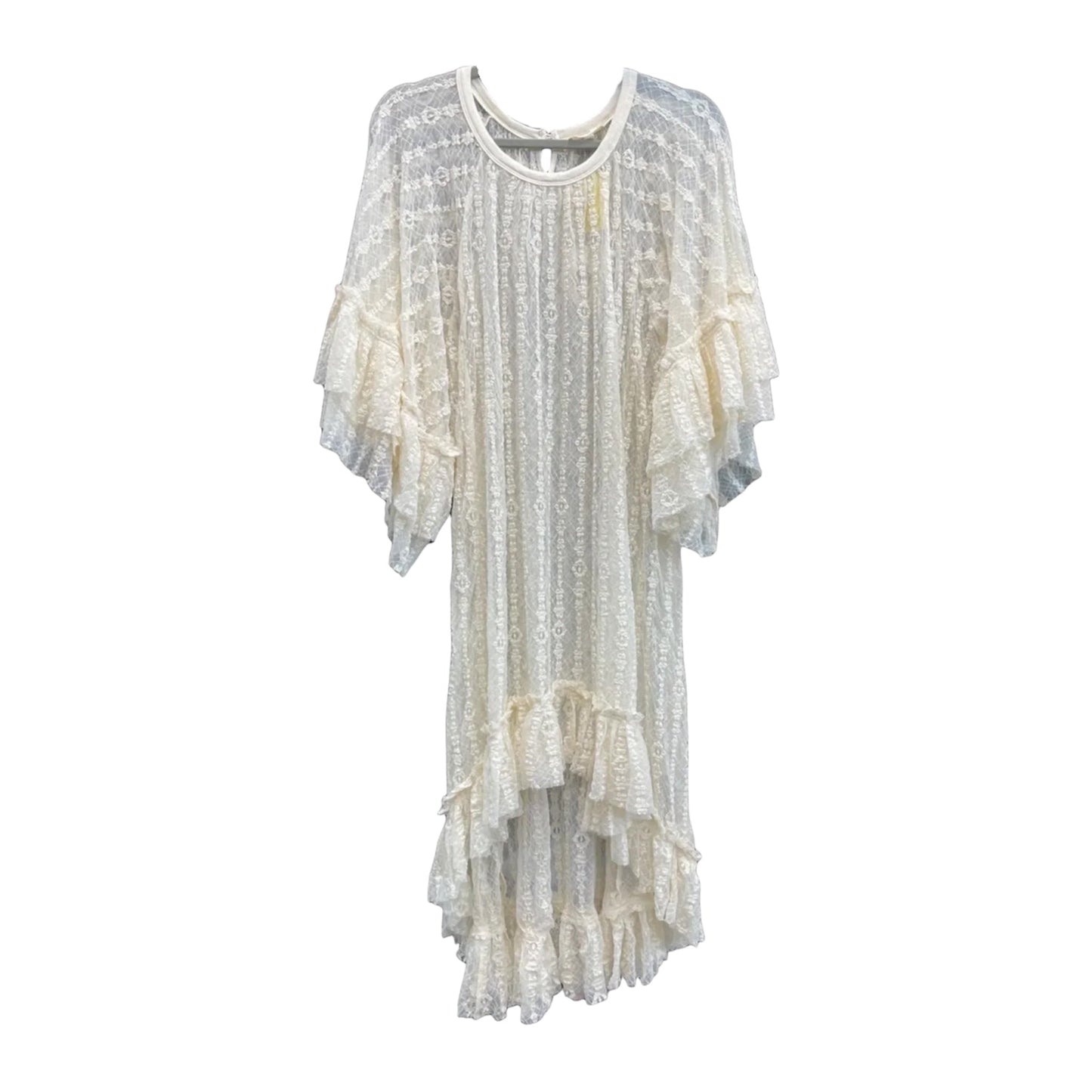 Tunic Short Sleeve By Easel In Cream, Size: M