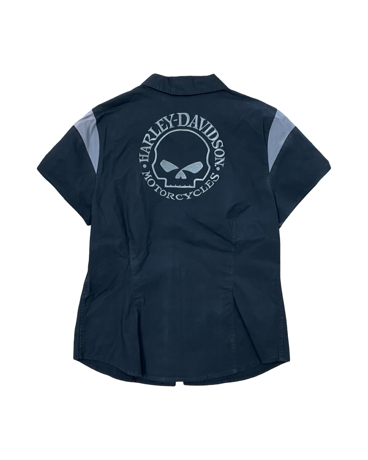 Blouse Ss By Harley Davidson In Black, Size:L